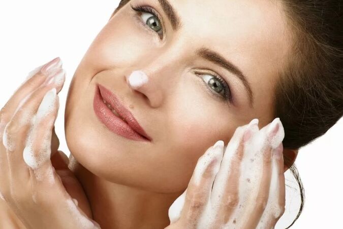 Cleansing of the face
